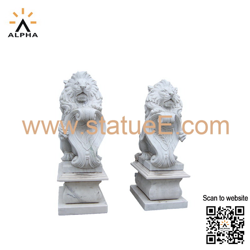 Lion statues for driveway